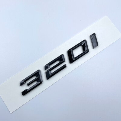3d Matte Black 318d 320d 323d 325d 330d 335 Car Boot Trunk Emblem Lettering Badges Logo For BMW - View #5