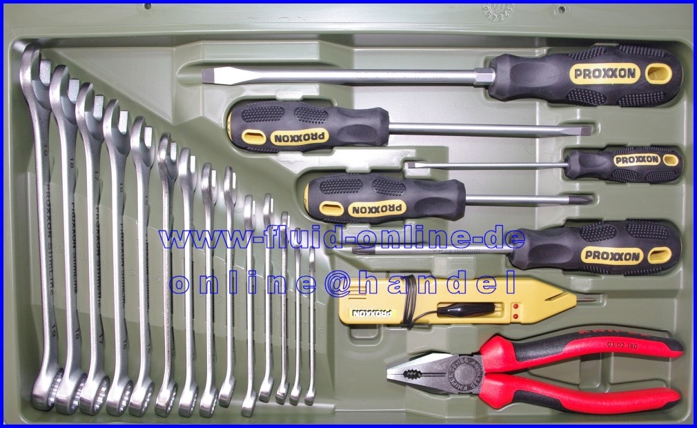 PROXXON PKW- und Universalwerkzeugkoffer, 23650