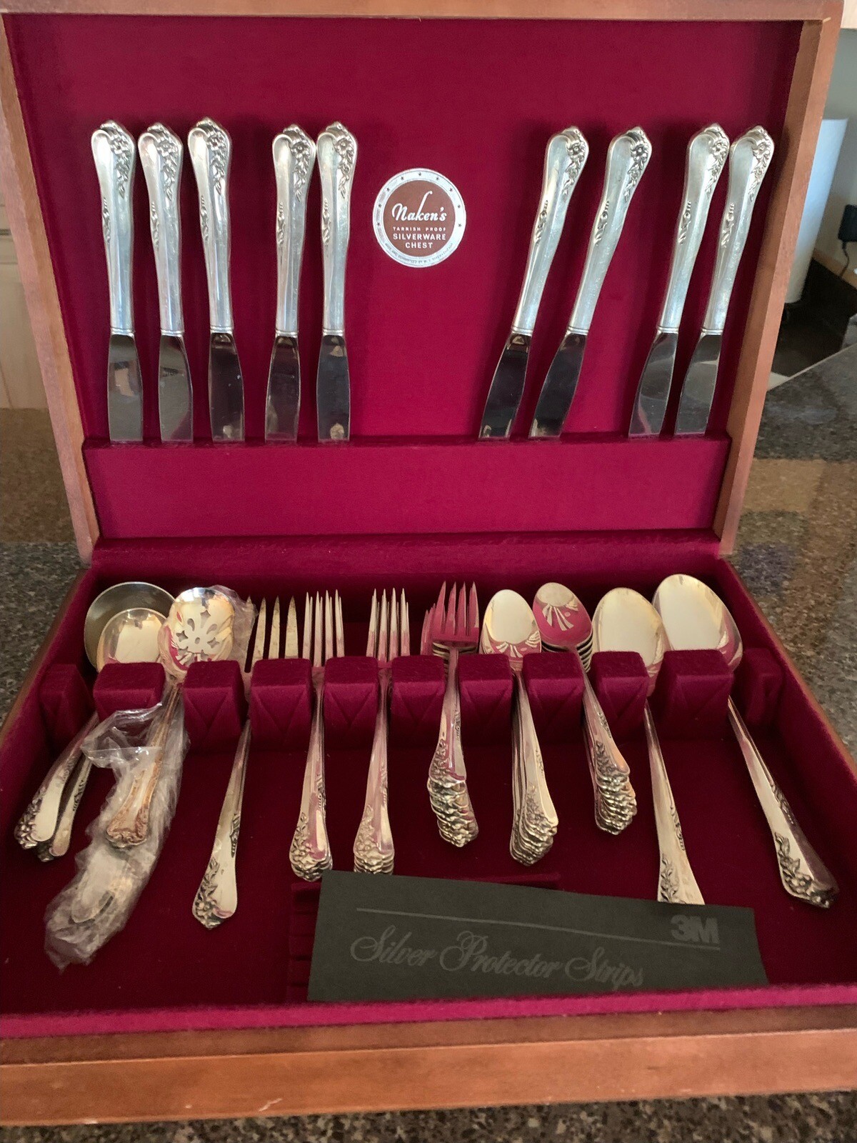 Engagement by Oneida Sterling Silver Flatware Set Service 51 Pieces eBay