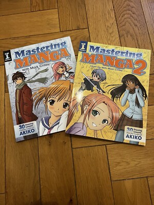 Mastering Manga Art Skills Bundle von Mark Crilley. Unterricht zeichnen x2 Bücher