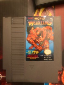 Tecmo World Wrestling NES Nintendo Completo CIB con Manual Probado Limpio INSERTOS