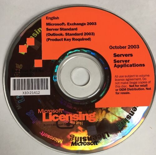 Microsoft Licensing 2003 Servers Server Applications 312-02810 Exchange Standard - Picture 2 of 12