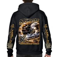 2025 Sturgis Motorcycle Rally Eagle Buffalo Pullover Hoodie No Harley