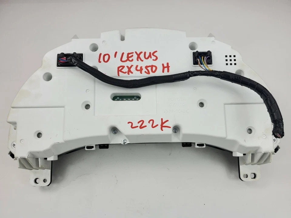 Lexus RX450H 2010 velocímetro cuadro instrumento KPH 222 k kilometraje 83800-48D3 fabricante de equipos originales Foto 2 de 4