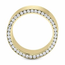 THOR 2 Carat Men's Eternity Diamond Wedding Ring 8.5mm Comfort Fit Band Round Cu