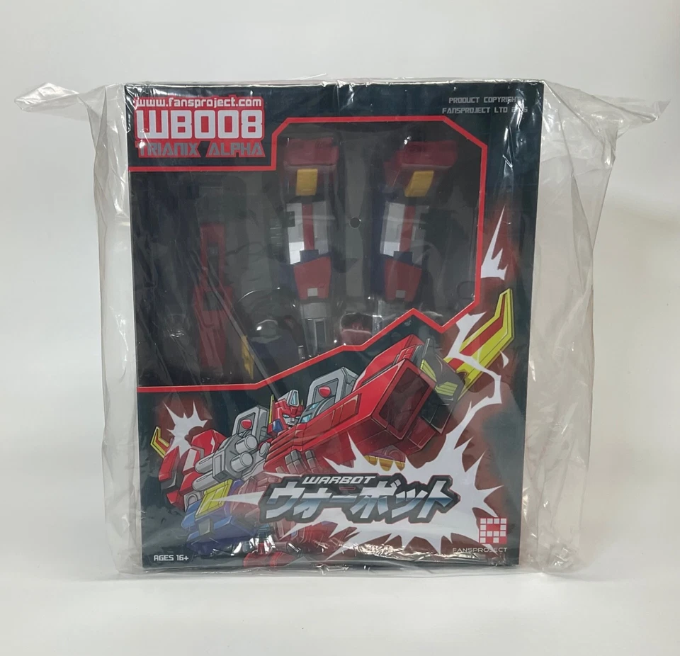 Fansproject Warbot WB008 TRIANIX ALPHA Transformers Diaclone Dia-Batallas ¡Sellado! Foto 2 de 4