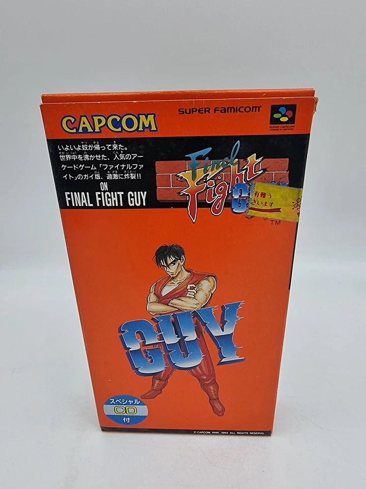 Final Fight Guy With CD Super Famicom Japan Used - Image 2 of 4