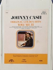 JOHNNY CASH - ORIGINAL GOLDEN HITS VOL 2 - VG  8 TRACK REBUILT SUN S103782