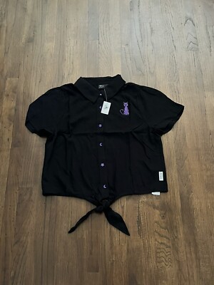 Hocus Pocus Tie Front Shirt for Women by Her Universe Size L