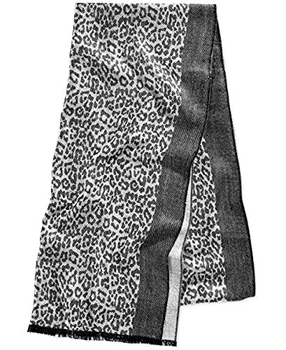 Michael Kors Jacquard Wrap Scarf Camel Black Leopard Fuchsia Turquoise Zebra NWT