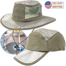 Cooling Sunscreen Hat Hydro Evaporative UV Protection SPF Reflective Sun Hat Cap