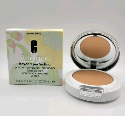 Clinique Beyond Perfecting Powder Foundation +Concealer 14 Vanilla (MF-G)