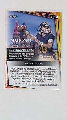 2024 Leaf Ju Ju Lewis #VP-3 The National | eBay