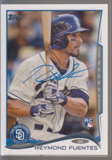 Autographed 2014 Topps Reymond Fuentes - Padres