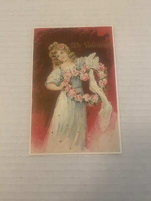Vintage Paper Ephemera 5.5  x 3.75  England Chimera Arts Valentine s Day Card