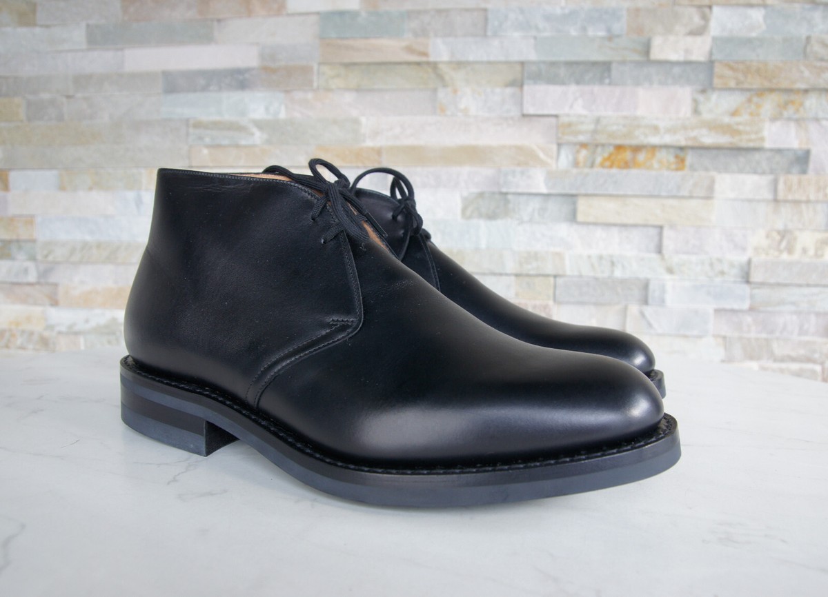 Church's EU 42 UK 8 Chelsea Boots Ryder 3 Black New Formerly UVP
