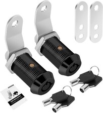 2 Pack Cabinet Lock with Keys 1-1/8" RV Storage Camper Cabinet Toolbox