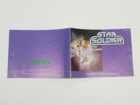 Star Soldier Authentic Original NES Nintendo Manual Only
