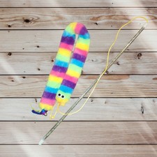 Interactive Cat Teaser Wand, Ball Toy, 2 cans cat food