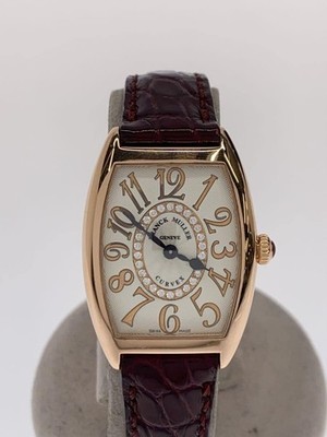 FRANCK MULLER Tonneau Curvex Uhr 1752QZRELCD1R/259872 Damenuhr G0312