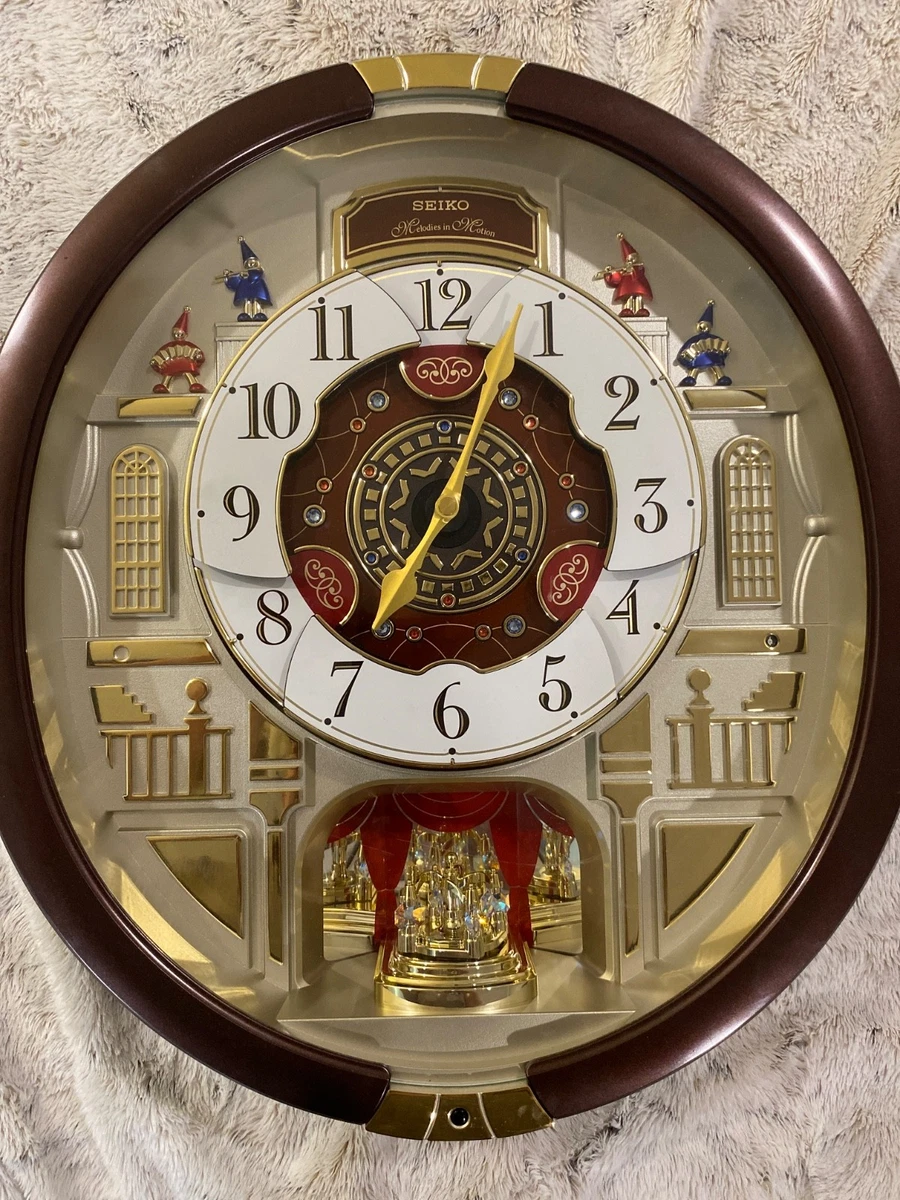 Seiko Wooden Wall Clocks with Moving Figurines for sale | eBay