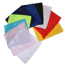 10 Pcs Suit Dress Pocket Square Decorative Squares Men Accessories