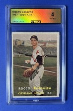 1957 Topps Rocky Colavito #212 MBA 4 VG-EX