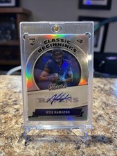 2022 Classics Kyle Hamilton Classic Beginnings Rc Autograph Baltimore Ravens /99