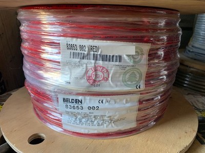 Belden 83653 00250 Cable 18/3 Shielded #18 Wire FEP Plenum 250 FEET