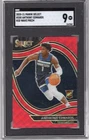 ANTHONY EDWARDS 2020-21 PANINI SELECT RED WAVE PRIZM RC #300 SGC 9 MINT T-WOLVES