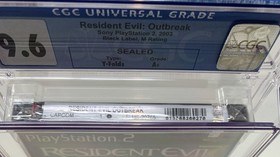 Resident Evil Outbreak CGC 9.6 A+ PlayStation 2 PS2 Sealed New Graded 1st Print