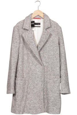 Cinque Mantel Damen Jacke Parka Gr. EU 36 Schurwolle Baumwolle Grau #eow31t5