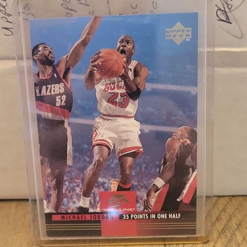 Upper Deck 1993 Michael Jordan MJ4 Mr. June 35 Points Chicago Bulls Card