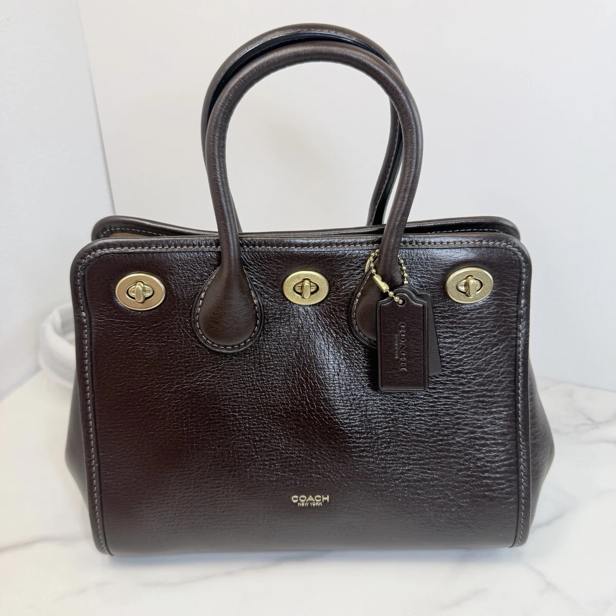 Coach Turn Lock Tote Bags & Handbags for Women for sale | eBay