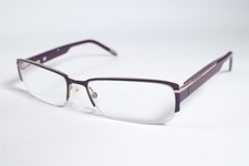 Givenchy Eyeglasses VGV369 Womens Purple 0SDG Semi-Rimless Metal Glasses Frames
