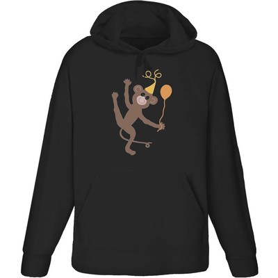 Hoodie / Kapuzenpullover ''Party Monkey'' für Erwachsene (HO041219)