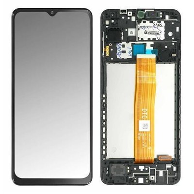 Original Samsung Galaxy A12 A125F Display Touchscreen Bildschirm Rahmen Schwarz