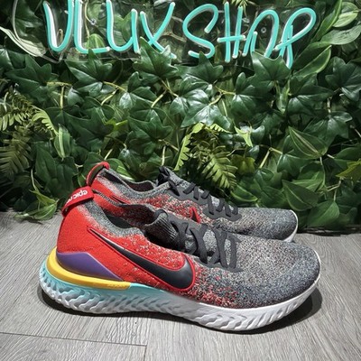 Nike Mens Epic React Flyknit 2 BQ8928-007 Black Running Shoes Sneakers Size 13
