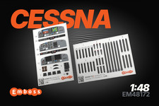 Set dettagli interni 3D 1:48 per Cessna 172 Academy 12367
