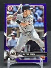 2018 Bowman BUSTER POSEY #/250 Purple Parallel SP SAN FRANCISCO GIANTS HOF!