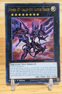 Number 107: Galaxy-Eyes Tachyon Dragon MAGO-EN062 Maximum Gold 1st Edition