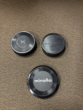 Minolta Rear Lens Cap Body Caps Japan Made OEM