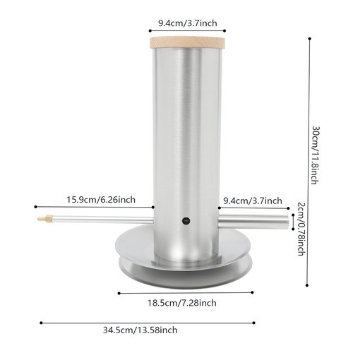 Electric Cold Smoke Generator - Stainless Steel, Portable BBQ Smoker