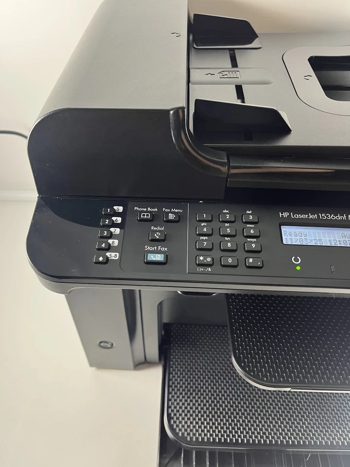 HP LaserJet 1536dnf MFP All in one LaserJet Pro 9k Pg Ct w/ 100% Toner *READ* - Image 3 of 4