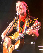 Willie Nelson Signed Original 8x10" Authentic Autograph w/COA Certificate