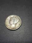 1943-D 10C Mercury Dime F 90 % Silver