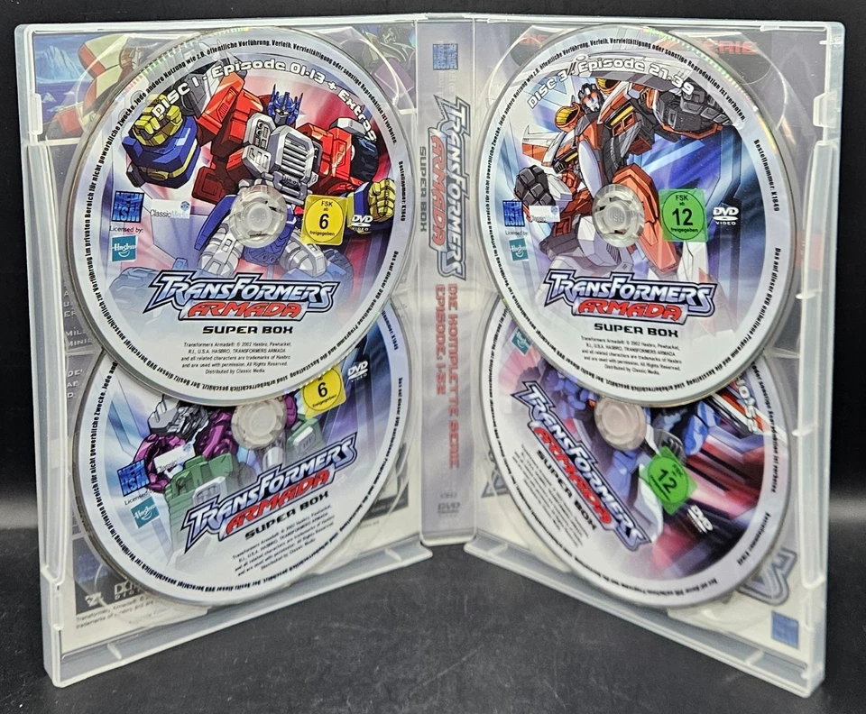 DVD TRANSFORMERS - ARMADA - SUPERBOX - DIE KOMPLETTE SERIE - EPISODE 1-52 - Bild 4 von 4