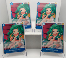 Boa Sandersonia Playset - OP13-050 x4 - Carrying On His Will - One Piece TCG