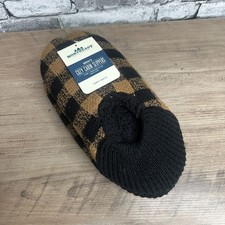 Northeast Outfitters Men's Cozy Cabin Slippers NWT Size Large Brown Checkered 