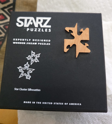 Starz Puzzles Hidden in Plain Sight Star Cluster Silhouettes 155pcs Wooden